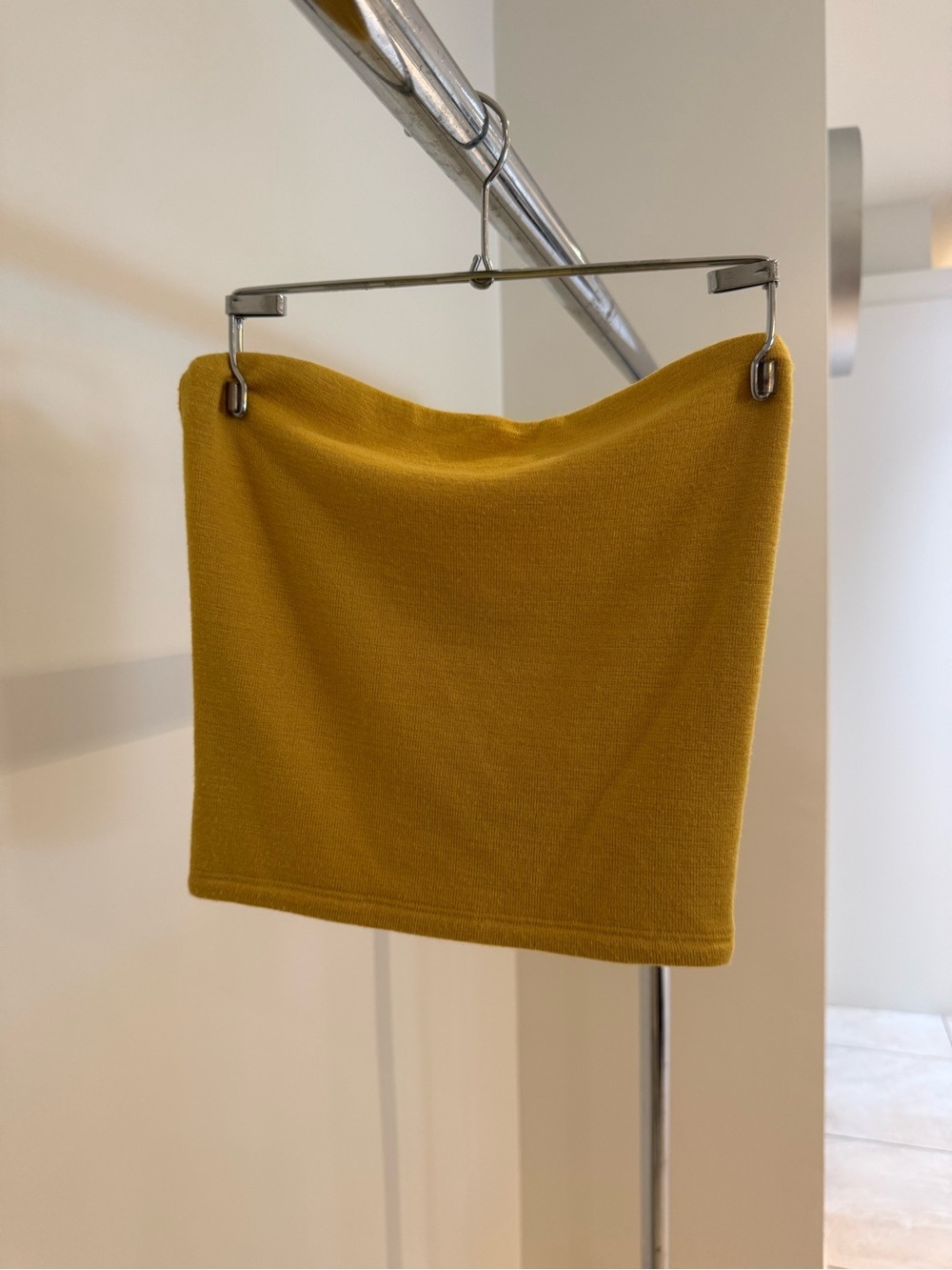 Aritzia Mustard Yellow Tube Top